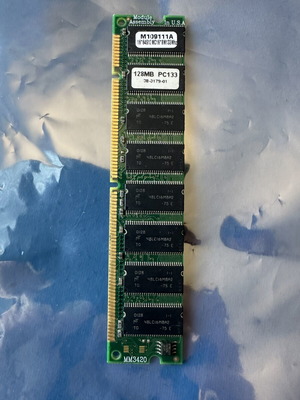 Micron RAM SDRAM 128MB PC133 σαν καινούργιο για retro σταθερό