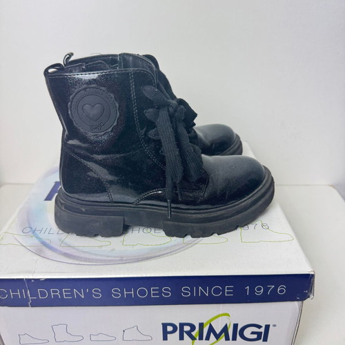 Primigi boots used, black and neon pink, size 29