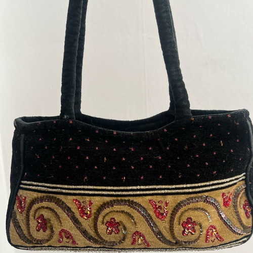 Vintage shoulder bag Doca like new, black