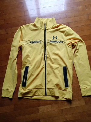 Under Armour sports jacket size Large like new, yellow