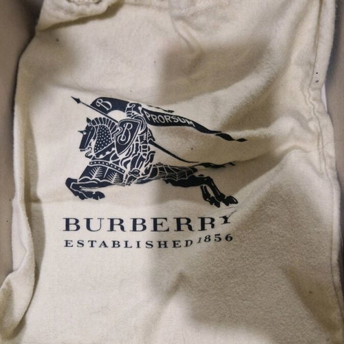Burberry platforms like new, beige leather with signature print