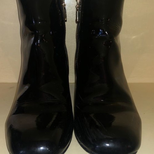 Juicy Couture ankle boots used, size 37, black patent leather