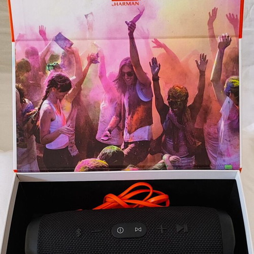 JBL Charge 3 Stealth Edition portable Bluetooth speaker