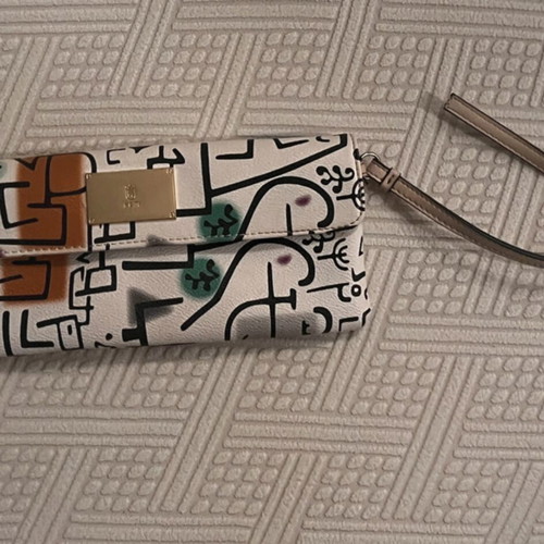 KEM bag used, white and beige
