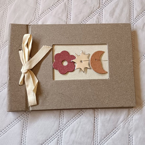 Photo album used, 60 pages, handmade cover