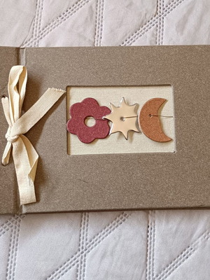 Photo album used, 60 pages, handmade cover