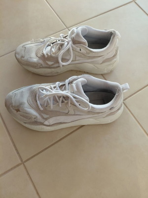 Puma men's sneakers size 46 used, white