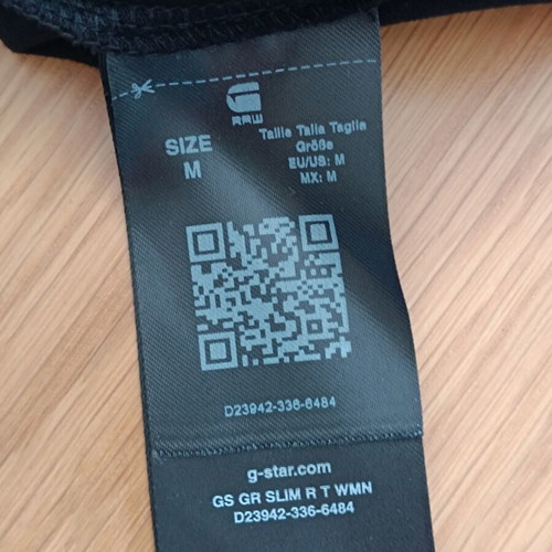 G-Star Raw Slim Fit Women's T-shirt black, new with tags