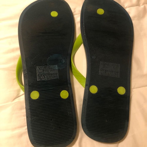 Ipanema men's flip-flops blue-green size 47/48 like new