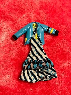 Monster High Frankie Stein Picture Day φόρεμα και τζάκετ σαν καινούργιο
