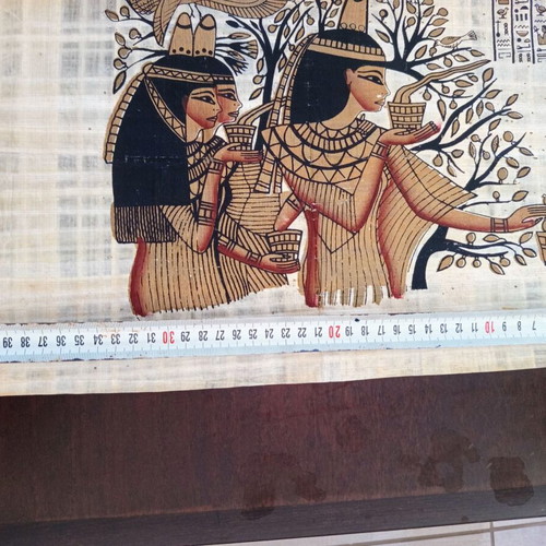 Authentic Egyptian Papyrus handmade, like new, 41x31 cm