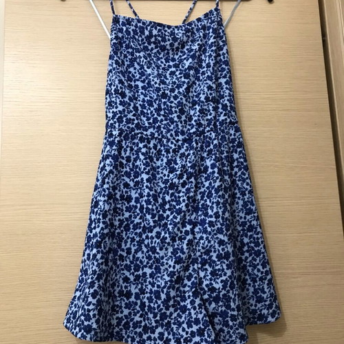 M&S dress-shorts new white with blue flowers