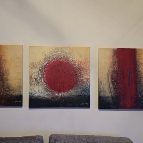 Frames like new, set of 3, size 0.50×0.50
