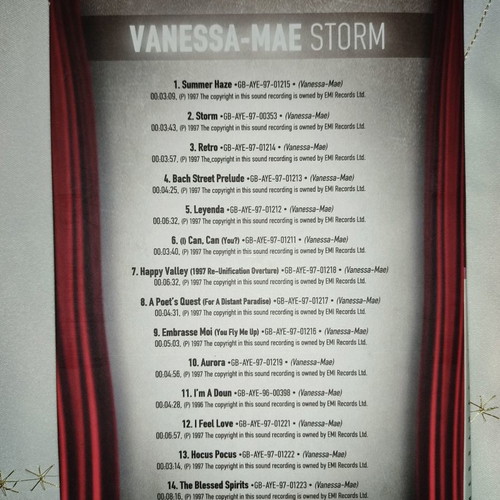 Vanessa-Mae Storm CD used