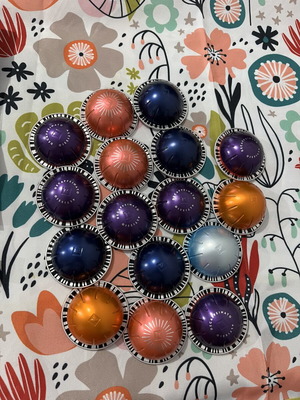Nespresso Vertuo κάψουλες καινούργιες, πακέτο 16 διάφορες γεύσεις