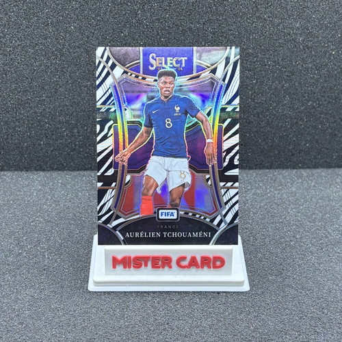 2023-24 Panini Select FIFA Aurelien Tchouameni zebra #181 France card