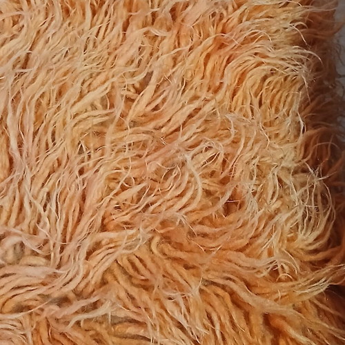 Flokati large size used rug