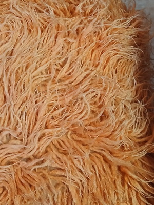 Flokati large size used rug