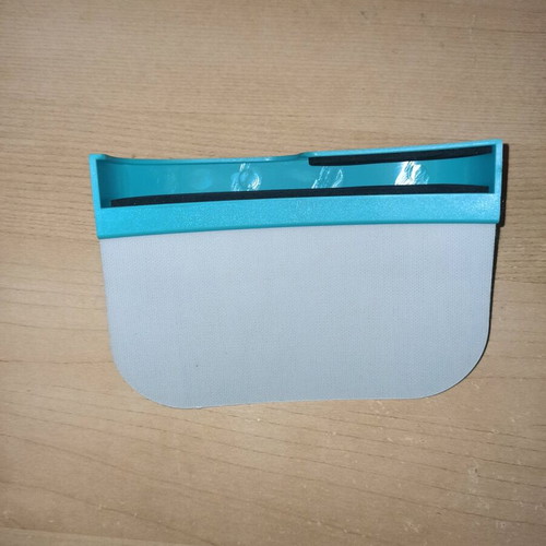 Mobile phone sunshade made of pvc in blue color new