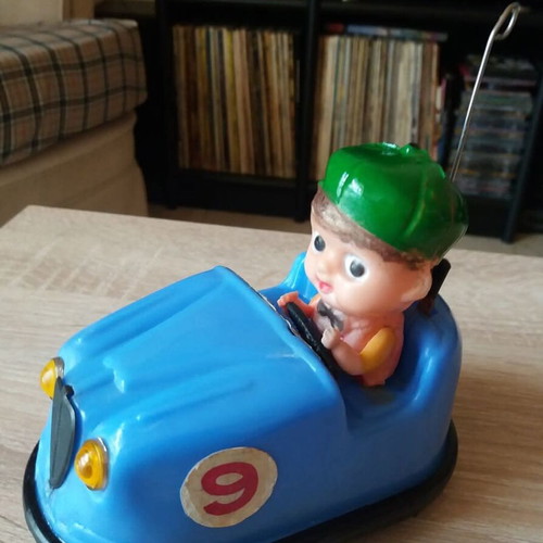 Wind-up Bumper Car collectible 60s like new, Greek rare