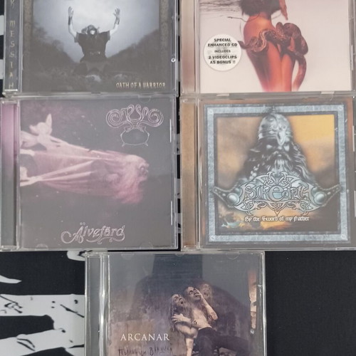 Metal CD pack of 5 used
