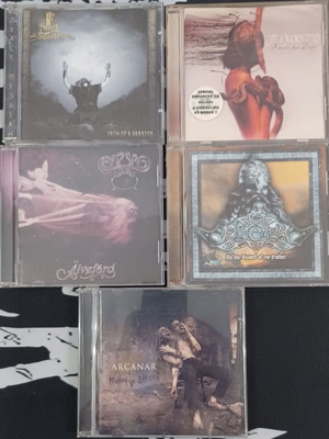 Metal CD pack of 5 used