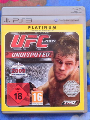 UFC 2009 Undisputed Platinum PS3 like new