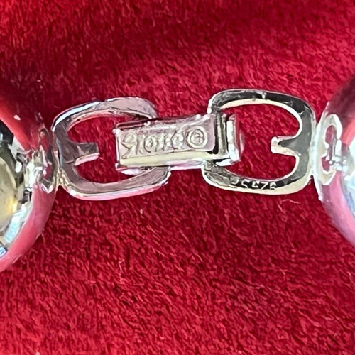 Necklace 38cm with braided double rows of pink and white gold like new