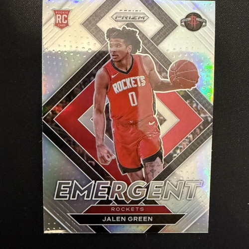 Panini Prizm Emergent Jalen Green #15 Silver Prizm RC new