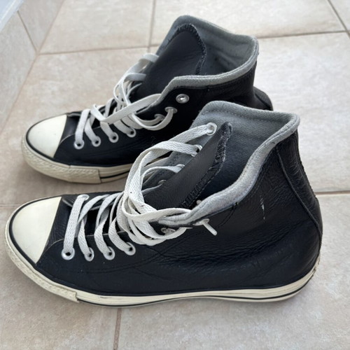 Converse Chuck Taylor Fleece Lined All-Star High Top Sneakers Size 41 used, black