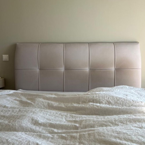 Candia Comino double bed beige used 160x200 without mattress