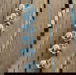 Nickel wardrobe knobs in like-new condition