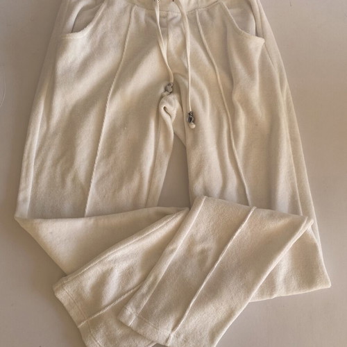 Sugarfree women's terry sweatpants white size S like new