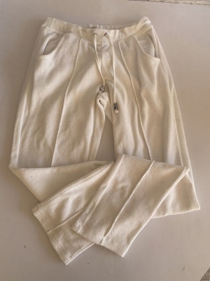 Sugarfree women's terry sweatpants white size S like new