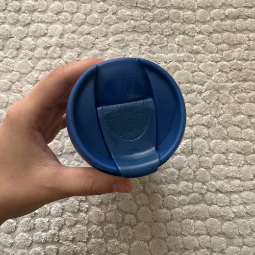 Jacobs collectible blue thermos like new