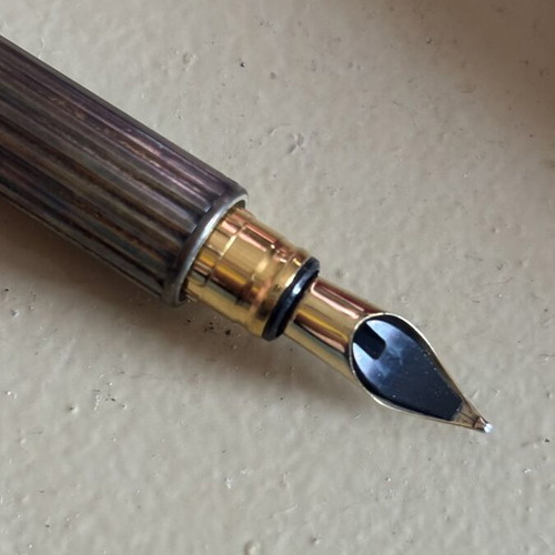 S.T. Dupont Gatsby 18K Gold Fountain Pen 431177M 1994 Full Set