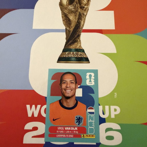 Panini World Cup 2026 Virgil van Dijk Sticker new