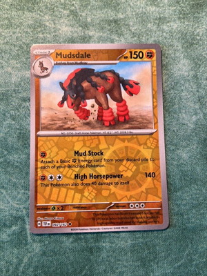 Mudsdale κάρτα Pokemon μεταχειρισμένη