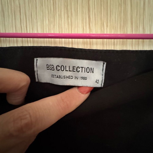 Black BSB pants like new, almost trouser style, elastic, winter