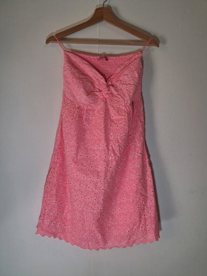 Honey Pink Strapless Dress like new
