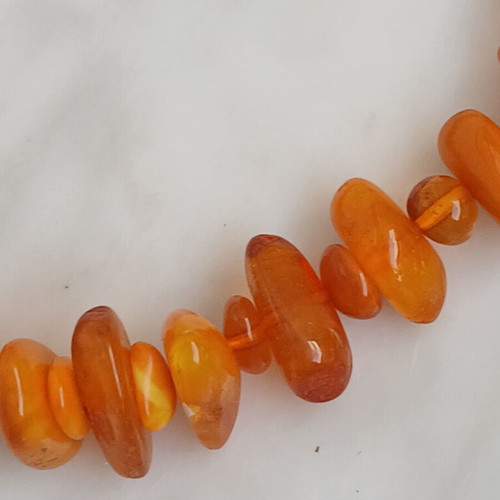 Baltic amber necklace 53 cm, 65 grams