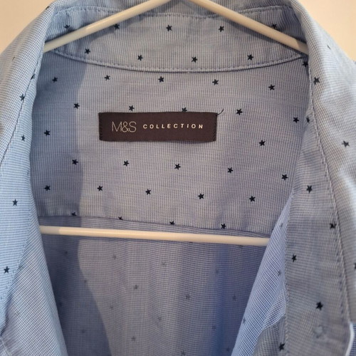 M&S Collection Blue Shirt XL New Without Tags