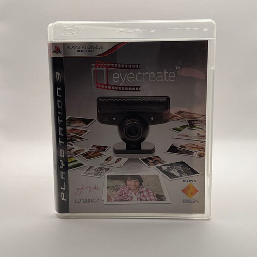 EyeCreate bundle PS3 used with functional camera and manual