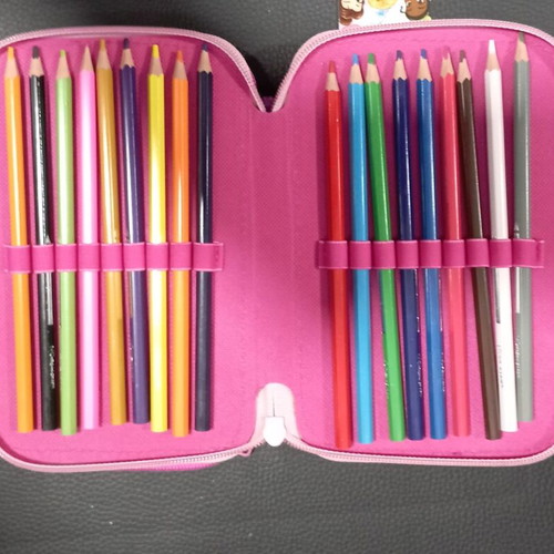 Hello Kitty Triple Zipper Pencil Case new