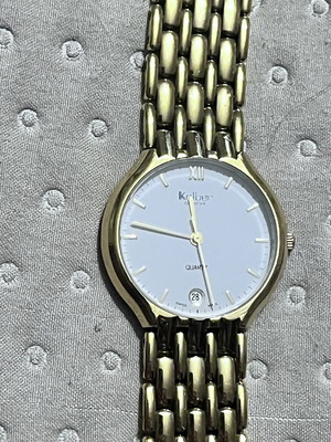 Kolbrer gold-plated watch like new
