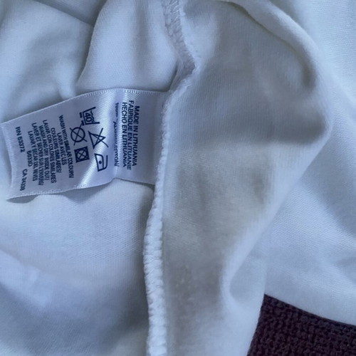 French Connection men's T-shirt XL like new, white and red