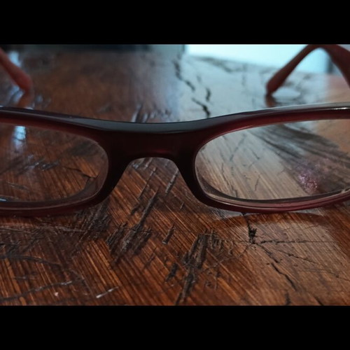 Moschino eyeglasses used, multicolor with case