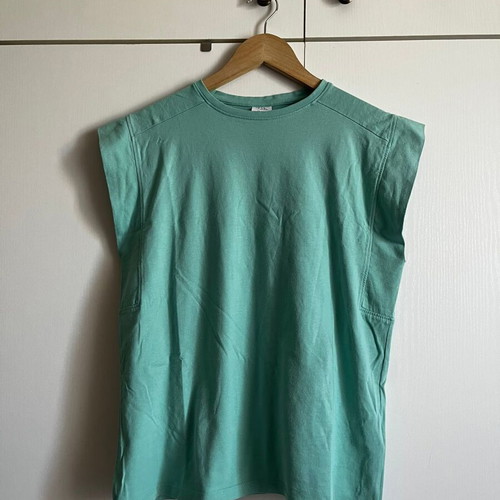 Zara sleeveless summer top turquoise, like new, sizes 13-14 or XS/S