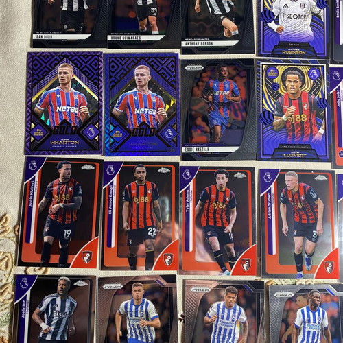 Topps Gold and Panini Prizm Base Premier League Collection new