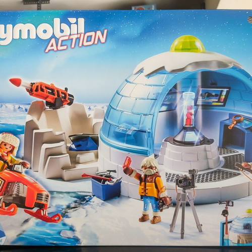 Playmobil 9055 Arctic Research Center Igloo like new